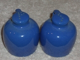 Jug shakers glazed royal blue